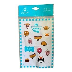Jellycat Diner Sticker Sheet, NYC Exclusive FAO Schwarz